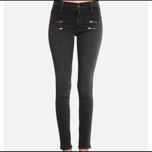 James Jeans Crux Zip detail skinny jeans